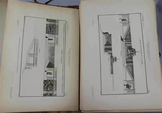 Jacques Barozzlo de Vignoble - Livre Noble ou Regles des Cinq Orders dArchitectures - a folio of 225 plates